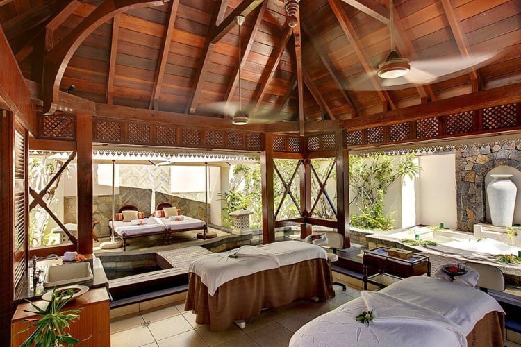 Spa treatment room